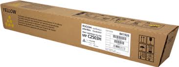 Ricoh 841926 Toner original yellow pentru MP C2503, 9.500 pagini, 4961311886683 4961318866831