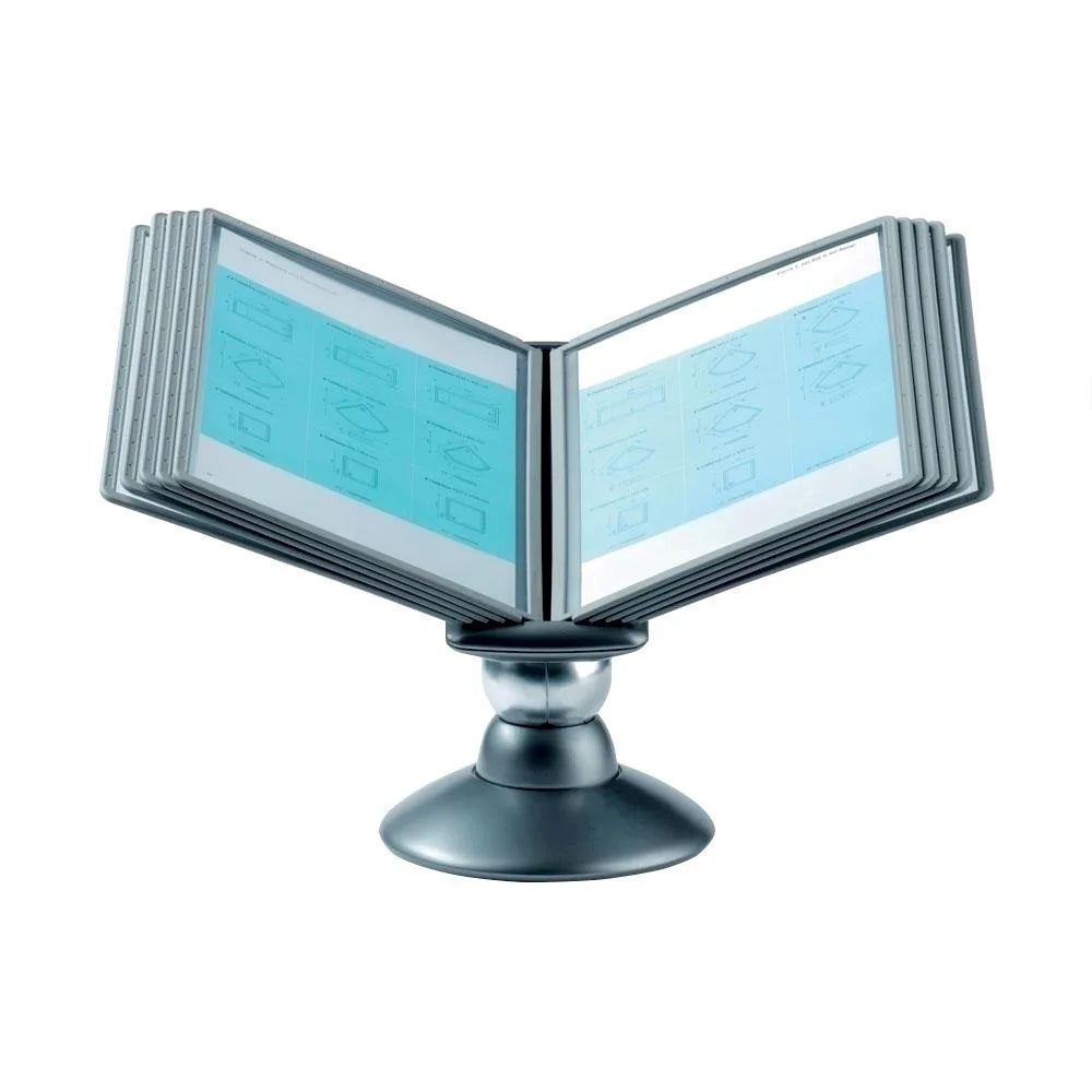 Durable DB558737 Durable Sistem prezentare A4 cu stand birou SHERPA Motion 10 displayuri 4005546502489