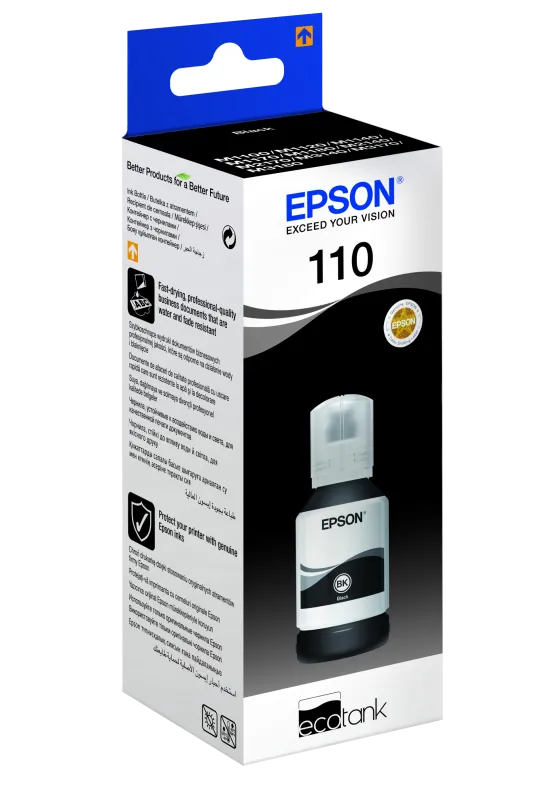 Epson C13T03P14A Rezerva cerneala XL110 negru original pt. EcoTank M1100, 6.000 pag, 8715946662213