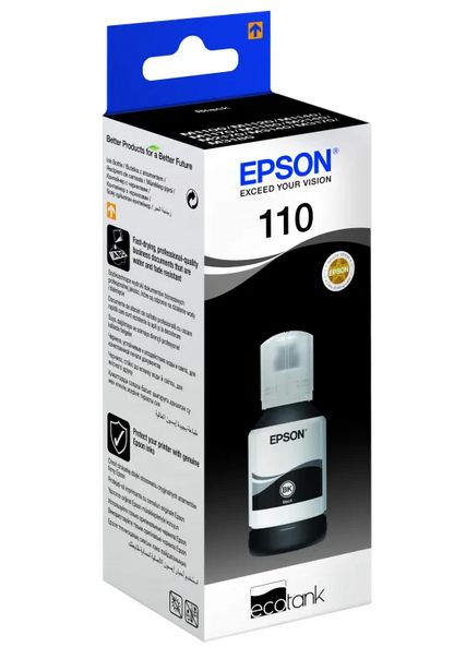 Epson C13T03P14A Rezerva cerneala XL110 negru original pt. EcoTank M1100, 6.000 pag, 8715946662213