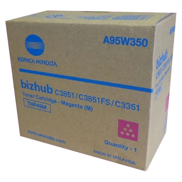 Konica-Minolta A95W350 Toner Original Magenta, TNP49M, 12.000 pag, 039281062148