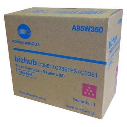 Konica-Minolta A95W350 Toner Original Magenta, TNP49M, 12.000 pag, 039281062148