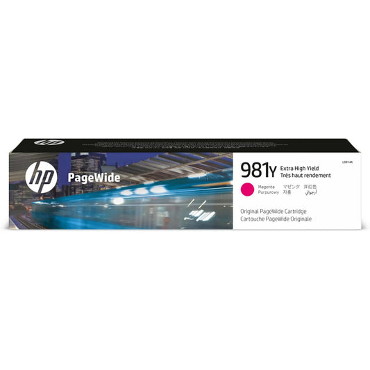 HP L0R14A HP L0R14A Cartus No 981Y Extra High Yield Magenta PageWide 889296095309