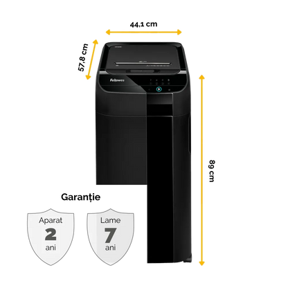 Fellowes 4657401 Automax 600M distrugator de documente 600/14 coli, ADF, MicroCut, 50043859747714 43859747719