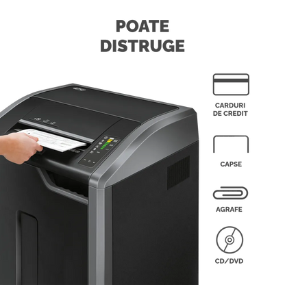 Fellowes 4698501 Powershred 425i distrugator documente A3 in fasii 40 coli