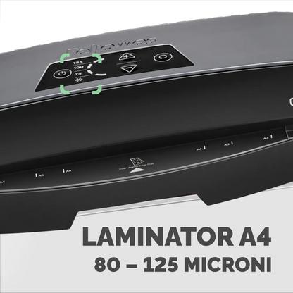 Fellowes 5740701 Calibre Laminator A4, maxim 125 microni, 480mm/min, 043859718245 43859718245 50043859718240