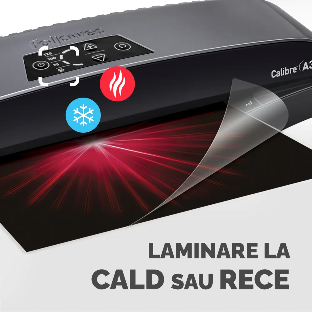 Fellowes 5740101 Calibre Laminator A3, maxim 125 microni, 500mm/min, 043859718184 43859718184 50043859718189