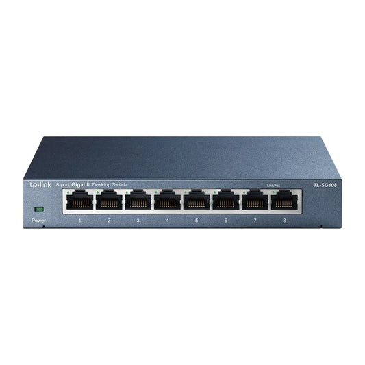 TP-Link TL-SG108 TP-Link Switch 8 porturi Gigabit. carcasa metalica (TL-SG108) 6935364021153