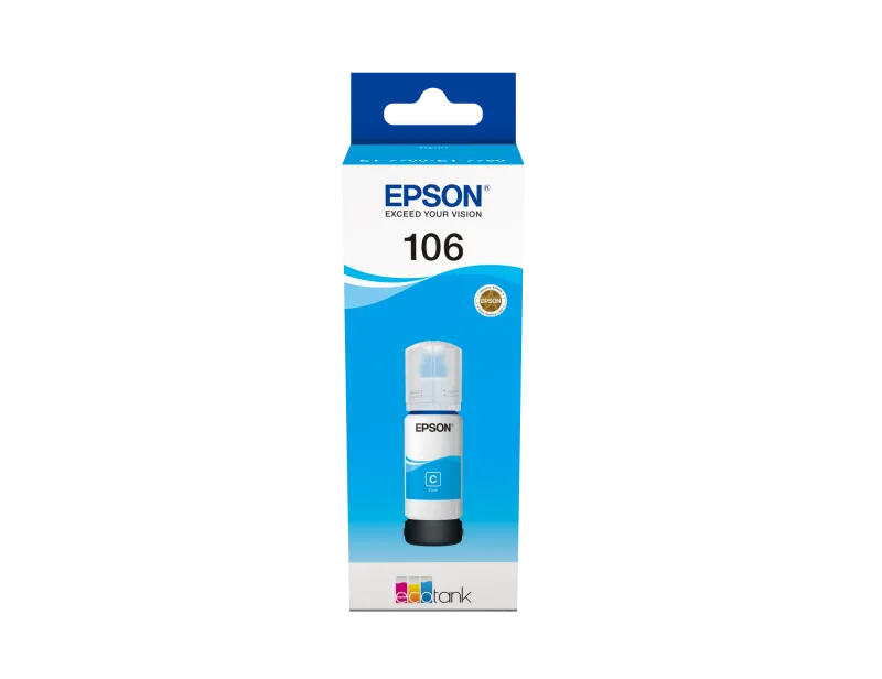 Epson C13T00R240 Rezerva cerneala 106 cyan, 70 ml pentru L7160, L7180