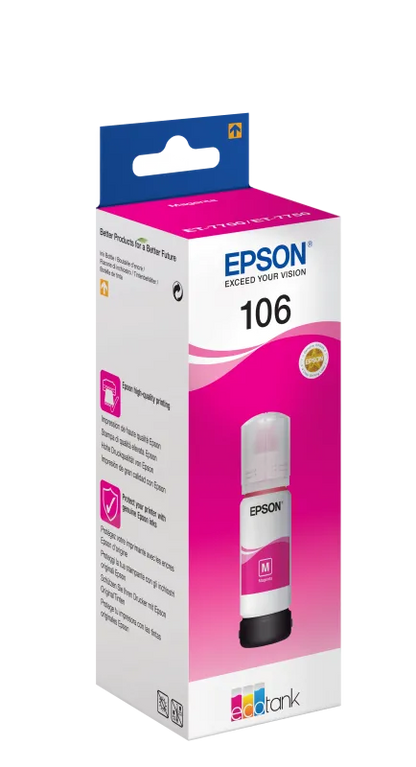 Epson C13T00R340 Rezerva cerneala 106 magenta, 70 ml pentru L7160, L7180