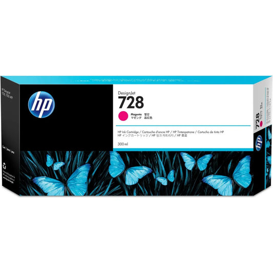 HP F9K16A HP F9K16A No. 728 Cartus inkjet magenta ORIGINAL, 300 ml