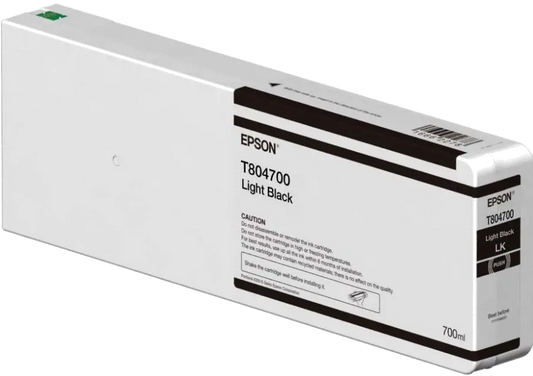Epson C13T804700 Light Black Singlepack T804700 UltraChrome pentru Epson Surecolor SC-P8000, 010343917538