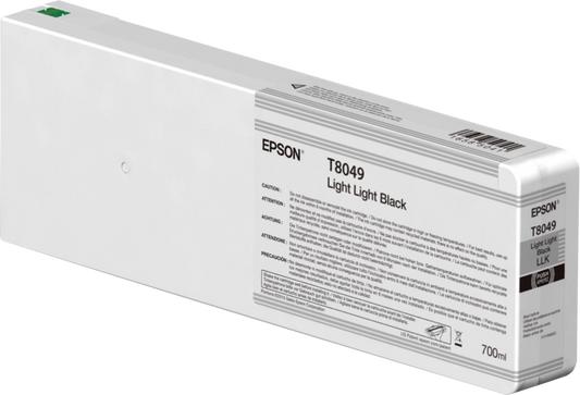 Epson C13T804900 Light Black Singlepack T804900 UltraChrome pentru Epson Surecolor SC-P8000, 010343917552