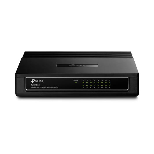 TP-Link TL-SF1016D TP-Link Switch TL-SF1016D, 16 porturi 10/100Mbps, Desktop, plastic 6935364020293
