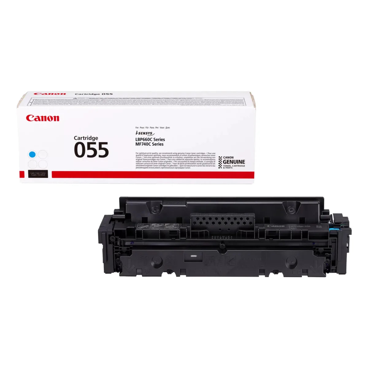 Canon 3015C002 Canon CRG055C Cartus toner Cyan pentru i-SENSYS LBP663Cdw 4549292124668