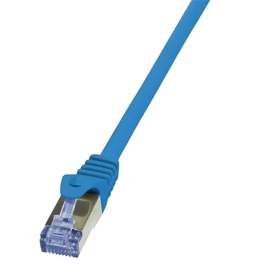 LogiLink CQ3086S PATCH CORD S/FTP LOGILINK Cat6a, LSZH, cupru, 7.5 m, albastru, AWG26, dublu ecranat "CQ3086S", 4052792020601