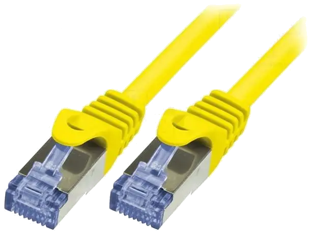 LogiLink CQ3087S PATCH CORD S/FTP LOGILINK Cat6a, LSZH, cupru, 7.5 m, galben, AWG26, dublu ecranat "CQ3087S", 4052792020694