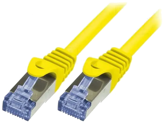 LogiLink CQ3087S PATCH CORD S/FTP LOGILINK Cat6a, LSZH, cupru, 7.5 m, galben, AWG26, dublu ecranat "CQ3087S", 4052792020694