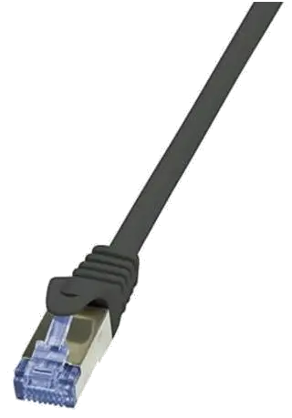 LogiLink CQ3123S PATCH CORD S/FTP LOGILINK Cat6a, LSZH, cupru, 30 m, negru, AWG26, dublu ecranat "CQ3123S", 4052792040593