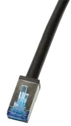 LogiLink CQ7033S PATCH CORD S/FTP LOGILINK Cat6a, cupru-aluminiu, 1 m, negru, AWG26, dublu ecranat "CQ7033S"