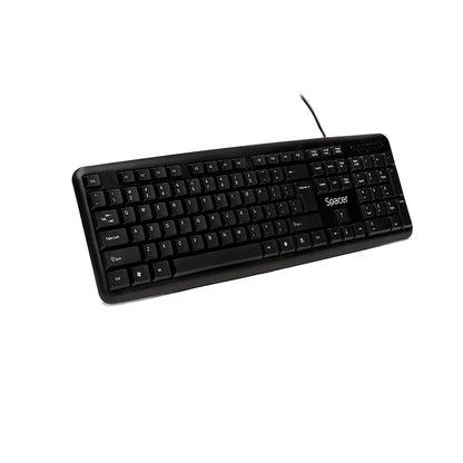 Spacer SPKB-520 Spacer TASTATURA USB, 104 taste, anti-spill, black 5949046600728