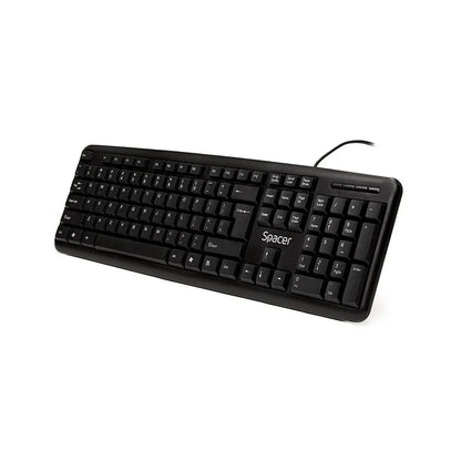 Spacer SPKB-520 Spacer TASTATURA USB, 104 taste, anti-spill, black 5949046600728