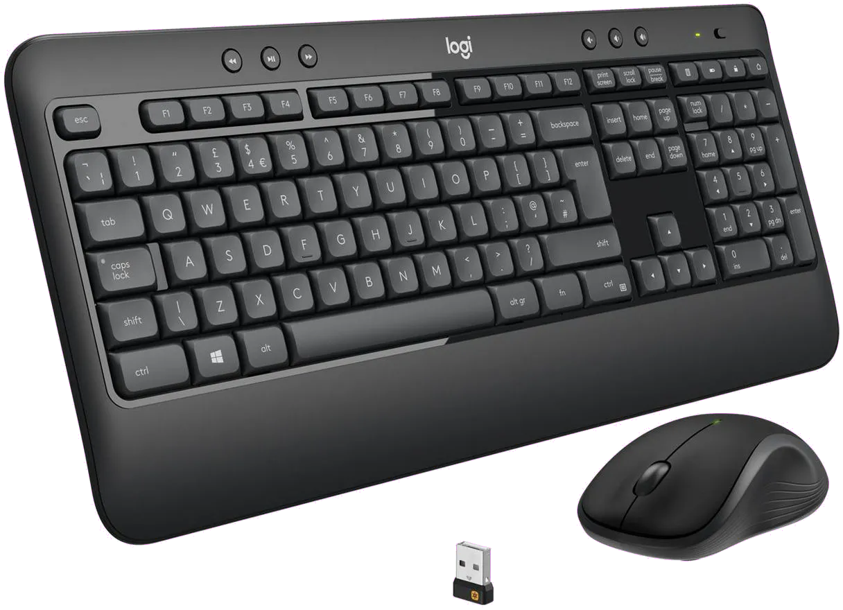 Logitech 920-008685 MK540 Adavanced Wireless Keyboard and Mouse Combo, US International layout, 5099206077461