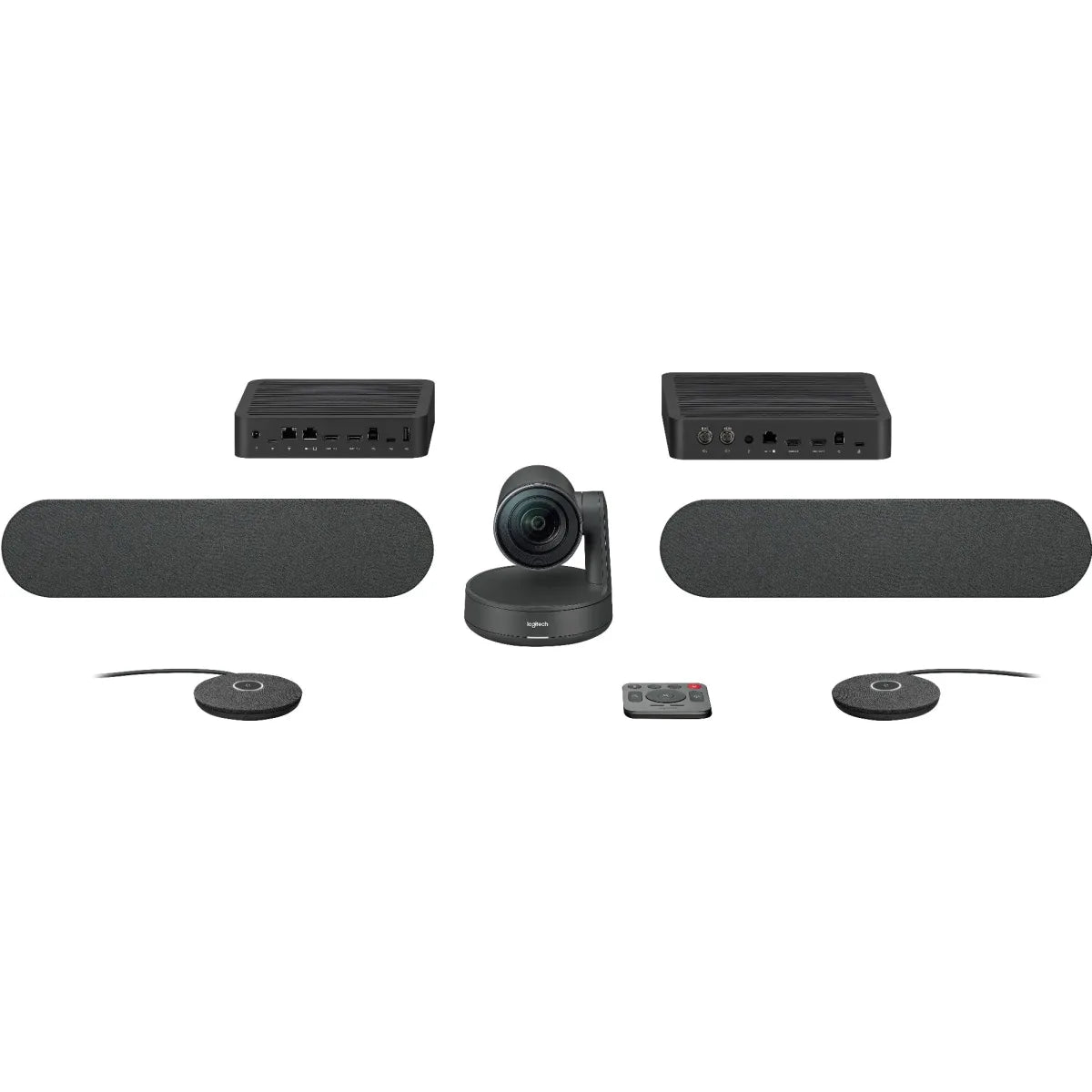 Logitech 960-001224 Logitech Rally Plus Ultra-HD (4K) ConferenceCam, (Rally Camera, 2 x Mic Pod, 2 x Speaker) 5099206079526
