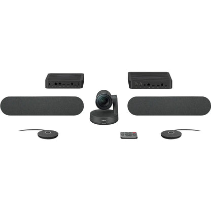 Logitech 960-001224 Logitech Rally Plus Ultra-HD (4K) ConferenceCam, (Rally Camera, 2 x Mic Pod, 2 x Speaker) 5099206079526