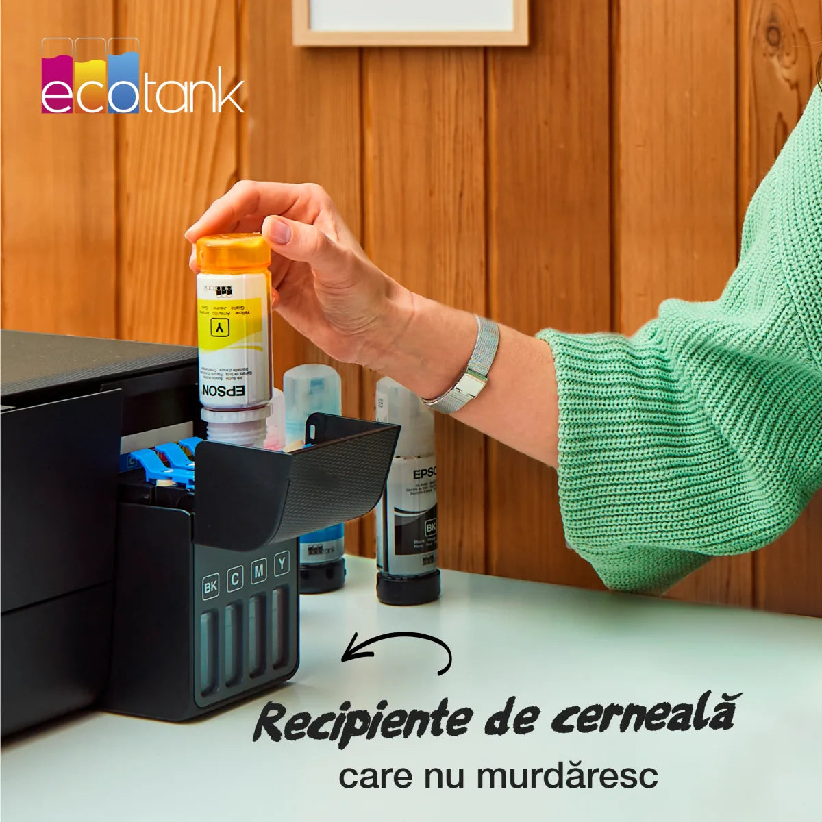 Epson C13T03V34A Epson Rezerva cerneala 101 ECOTANK Magenta pentru Epson L6170, L4160, L4150, L6190 8715946643403