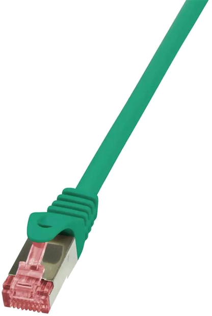 LogiLink CQ2065S Patch Cord S/FTP Cat6, LSZH, cupru, AWG27, dublu ecranat, 3m, verde, 4052792021349