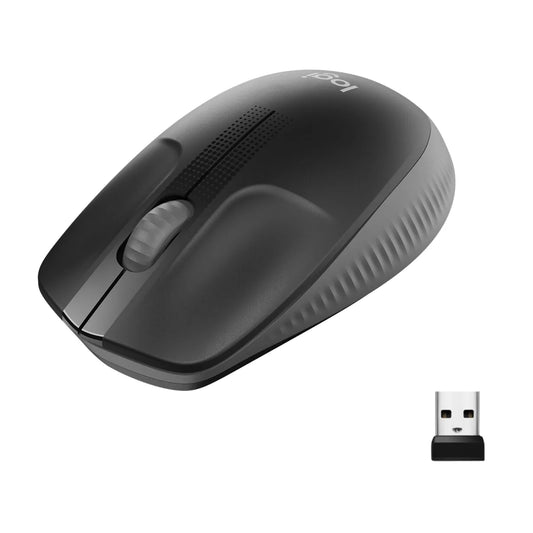 Logitech 910-005905 Logitech M190 Full-size wireless mouse, 1000dpi, Charcoal 5099206091825