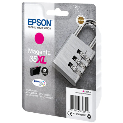 Epson C13T35934010 Epson C13T35934010 Cartus cerneala original magenta No. 35XL pentru WF-4720 / 4725 / 4 8715946632391
