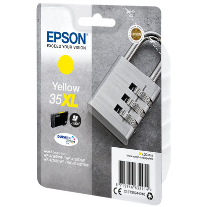 Epson C13T35944010 Epson C13T35944010 Cartus cerneala original yellow No. 35XL pentru WF-4720 / 4725 / 47 8715946632414