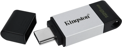 Kingston DT80/128GB Stick USB 128GB USB-C 3.2 DataTraveler 80, 740617306422