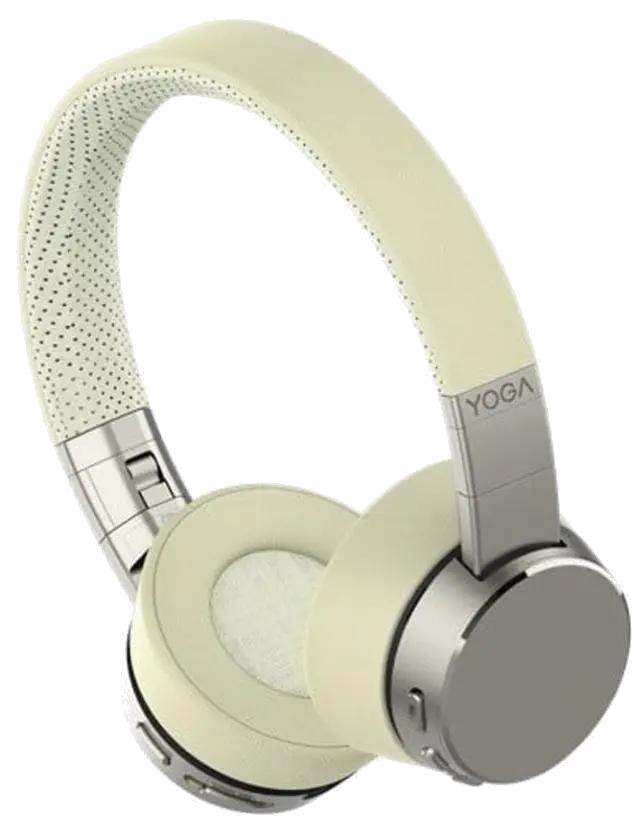 Lenovo GXD0U47643 Yoga Mica Whyte casti bluetooth 5.0 cu microfon si active noise canceling (ANC), 193386060673