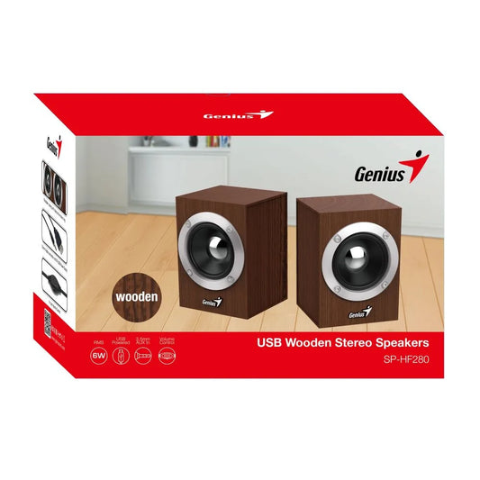 Genius 31730028400 Genius SP-HF280 boxe PC 2.0 Stereo alimentare USB audio prin jack 3.5mm