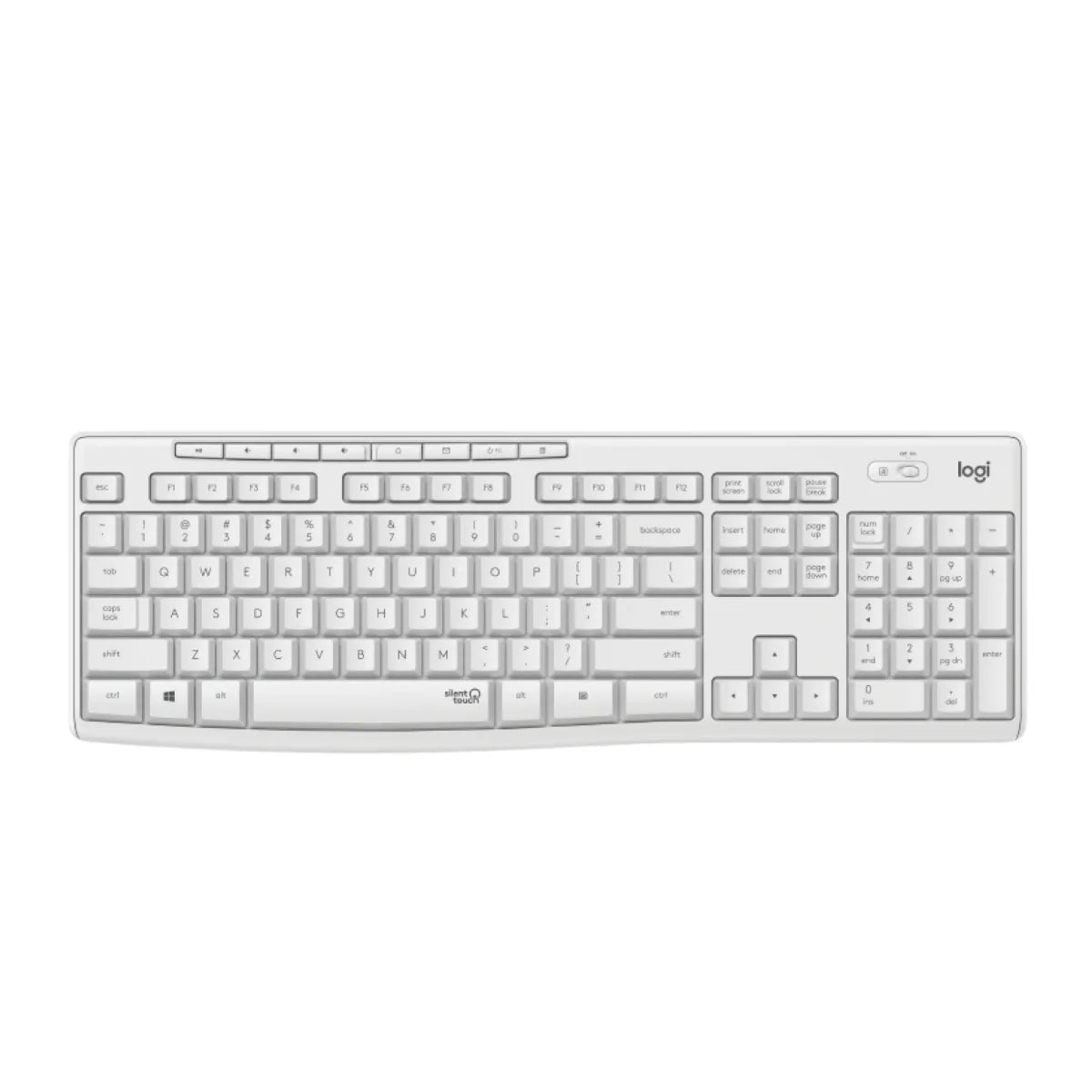 Logitech 920-009824 Logitech MK295 Silent Wireless Combo, US Intl Layout, Off-White 5099206092594