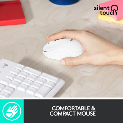 Logitech 920-009824 Logitech MK295 Silent Wireless Combo, US Intl Layout, Off-White 5099206092594