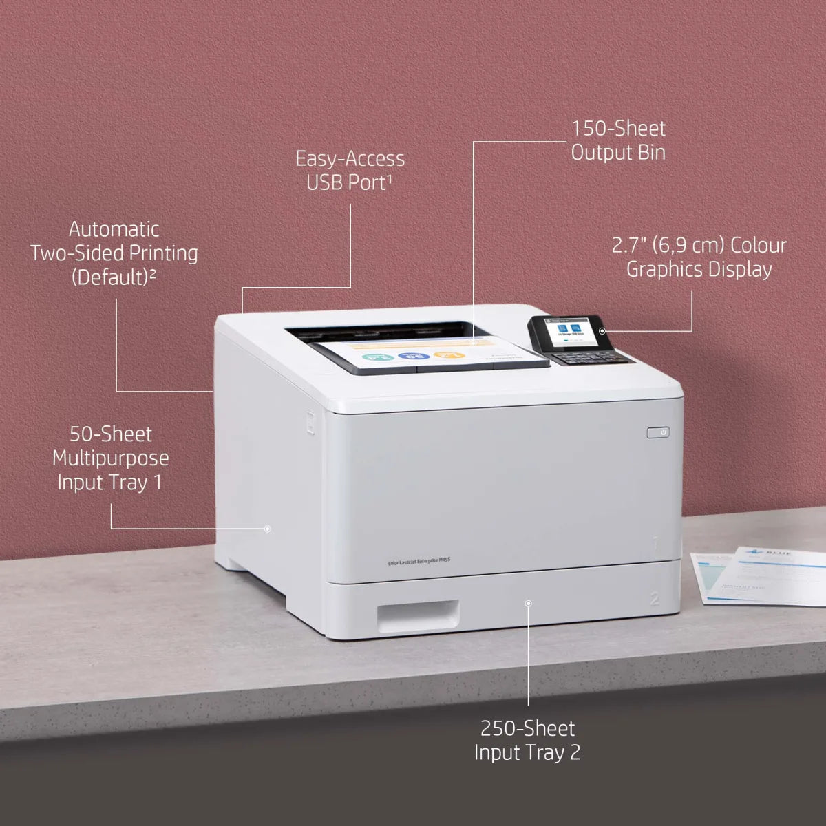 HP 3PZ95A HP Color LaserJet Enterprise M455dn imprimanta laser color A4 193905215898