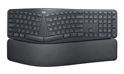 Logitech 920-010352 ERGO K860 Ergonomic Wireless Keyboard for Business, US International Layout, 5099206097131