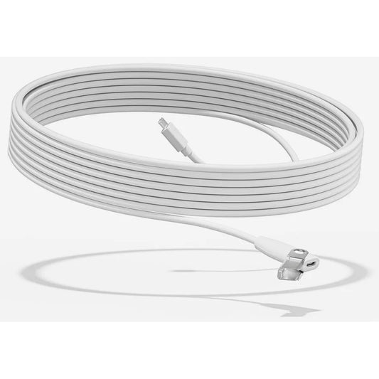 Logitech 952-000047 Logitech Rally Mic Pod Extension Cable, 10m, White 097855167675