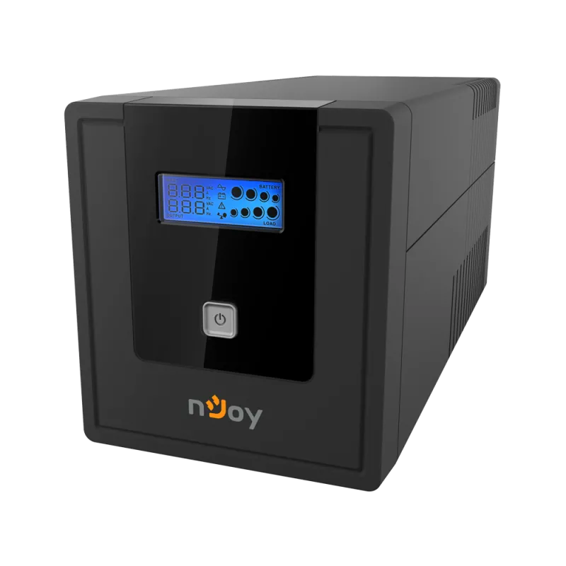 nJoy UPCMTLS610HCAAZ01B UPS nJoy Cadu 1000, 1000VA/600W, Afisaj LCD cu ecran tactil, 2 x prize Schuko pr, 6422956009335