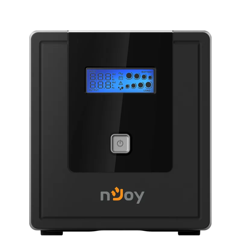 nJoy UPCMTLS610HCAAZ01B UPS nJoy Cadu 1000, 1000VA/600W, Afisaj LCD cu ecran tactil, 2 x prize Schuko pr, 6422956009335