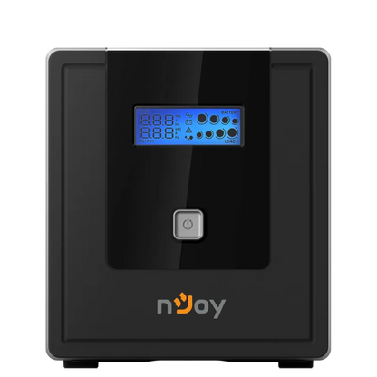 nJoy UPCMTLS610HCAAZ01B UPS nJoy Cadu 1000, 1000VA/600W, Afisaj LCD cu ecran tactil, 2 x prize Schuko pr, 6422956009335