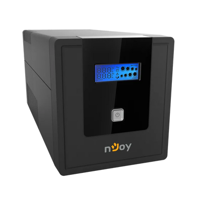 nJoy UPCMTLS610HCAAZ01B UPS nJoy Cadu 1000, 1000VA/600W, Afisaj LCD cu ecran tactil, 2 x prize Schuko pr, 6422956009335