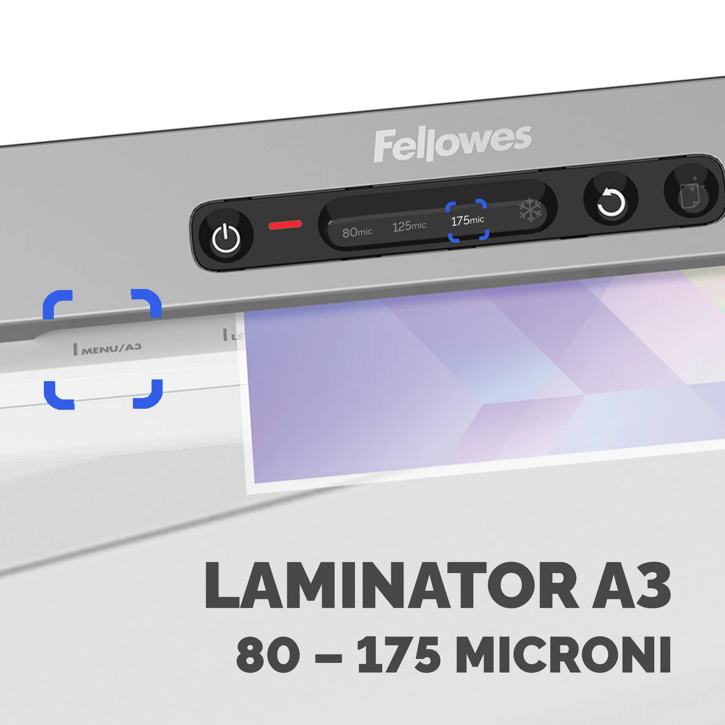Fellowes 8058201 Amaris laminator A3 grosime maxima de laminare 175 microni, 50043859773829