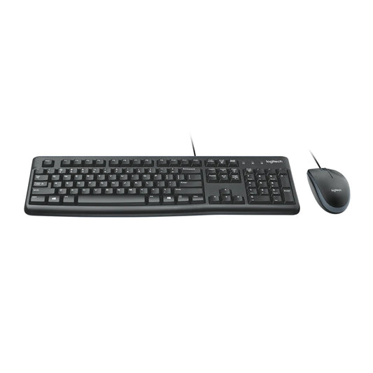 Logitech 920-002552 Logitech MK120 Wired Desktop, Tastatura + Mouse cu fir, UK Layout, USB 5099206020603