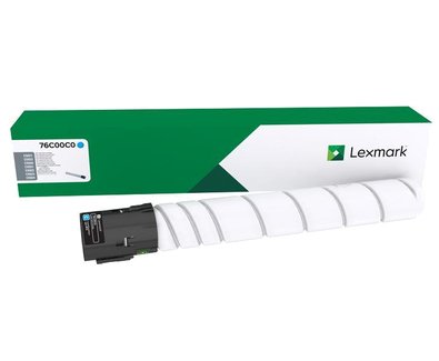 Lexmark 76C00C0 Toner cyan ORIGINAL pentru Lexmark CS921 / CS923de, 11.500 pag, 734646635028