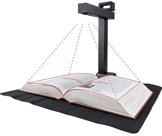 Scanner planetar A3 IRIScan Desk 6 Pro pentru digitizare carti si documente capsate model evaluarea nationala 462006, 5420079900974